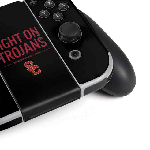 University of Southern California Fight On Trojans Nintendo Switch OLED (2021) Skin